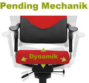 Erogonimischer Bürostuhl Xenium Freework Pending Bürostuhl für aktives dynamisches Sitzen