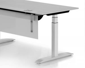 xio move elektrisch höhenverstellbarer Bürotisch in tollem Design in allen Bereichen einsetzbar.