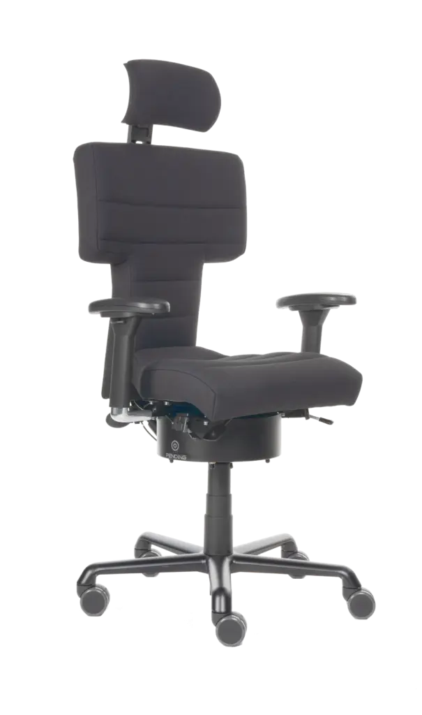 Pending Tactical 1 mit 4d Armlehnen und Kopfstütze in scharz