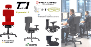 Pending Tactical 1 - ergonomischer Einsatzstul für Waffenträger.